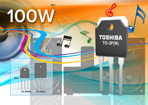 Toshiba pumps up the volume with an advanced audio transistor output amplifier